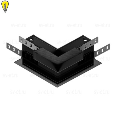 Коннектор L-образный для встраиваемого магнитного шинопровода Arte Lamp Linea-Accessories A487706