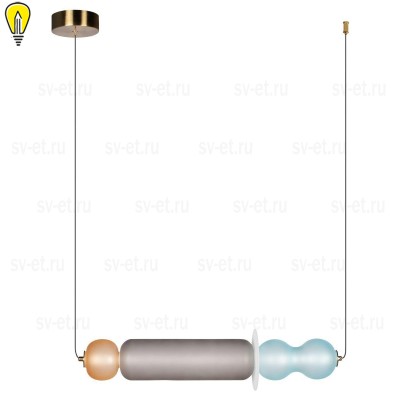 Подвесной светодиодный светильник Loft IT Lollipop 10239P/G