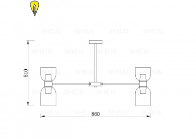 Подвесной светильник Freya FR5203PL-16BS