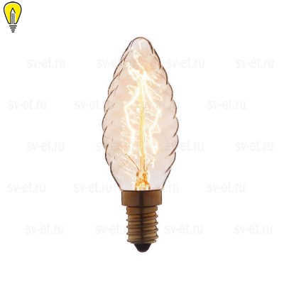 Лампа накаливания E14 40W прозрачная 3540-LT
