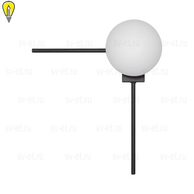 Настенный светодиодный светильник Loft IT Meridian 10132/B Black