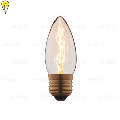 Лампа накаливания E27 40W прозрачная 3540-E