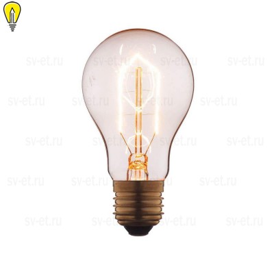 Лампа накаливания E27 60W прозрачная 1002