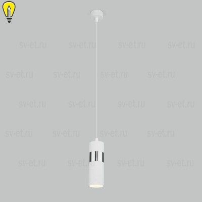 Подвесной светильник Eurosvet Viero 50096/1 белый/хром