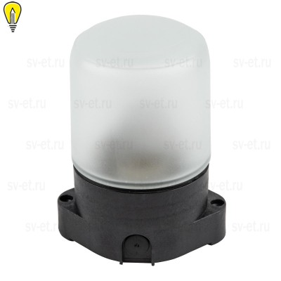 Потолочный влагозащищенный светильник для бань и саун Uniel UWL-K01R 60W/E27 IP65 Black UL-00011472