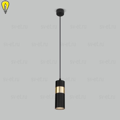 Подвесной светильник Eurosvet Viero 50096/1 черный/золото