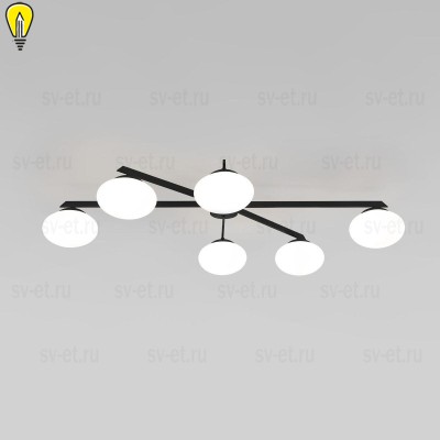 Потолочная люстра Eurosvet Opaline 70220/6 черный