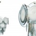 Дизайнерская подвесная люстра Ife Aqua Glass Chandelier