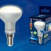 Лампа светодиодная рефлекторная (UL-00001491) Uniel E14 6W 3000K матовая LED-R50-6W/WW/E14/FR PLS02WH