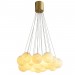 Дизайнерская подвесная люстра 16 Шариков из натурального мрамора Marble Balls Lamp