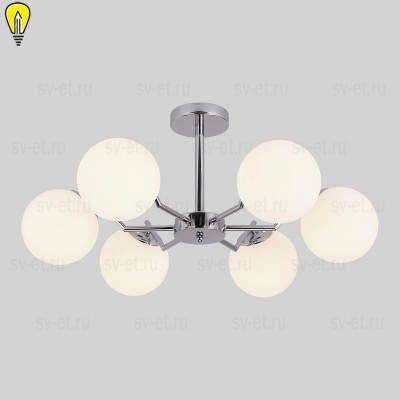 Подвесная люстра Eurosvet Frost 70154/6 хром