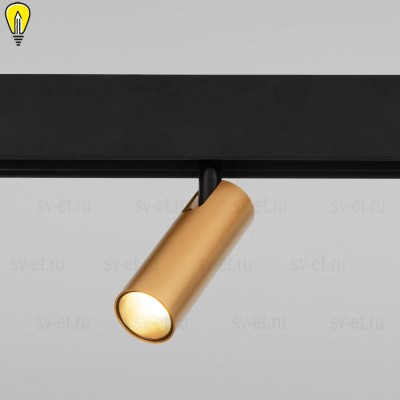 Трековый светодиодный светильник Elektrostandard Cubo латунь 7W 4200K 85035/01 a062794
