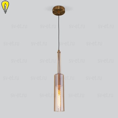 Подвесной светильник Eurosvet Graf 50226/1 янтарный