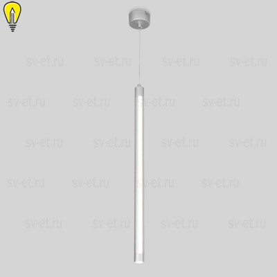 Подвесной светодиодный светильник Eurosvet Strong 50189/1 LED серебро