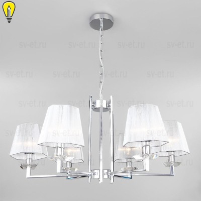 Подвесная люстра Eurosvet Alegria 60125/6 хром Smart