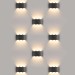 Уличный настенный светодиодный светильник Elektrostandard 1551 Techno Led черный a049671