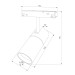 Трековый светодиодный светильник Elektrostandard Slim Magnetic 85197/01 a066589