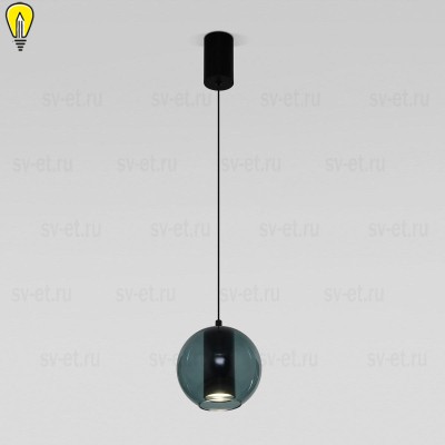 Подвесной светодиодный светильник Eurosvet Cobble 50258/1 LED бирюзовый
