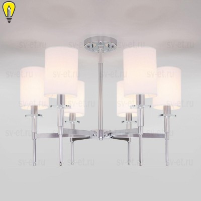 Подвесная люстра Eurosvet Brielle 60132/6 хром