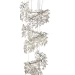 Люстра дизайнерская каскадная хрустальная Large chandeliers