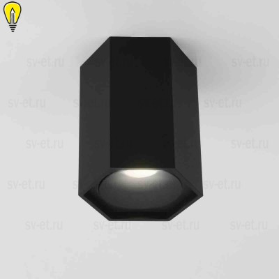 Накладной светильник Elektrostandard 25037/LED черный 4690389176517