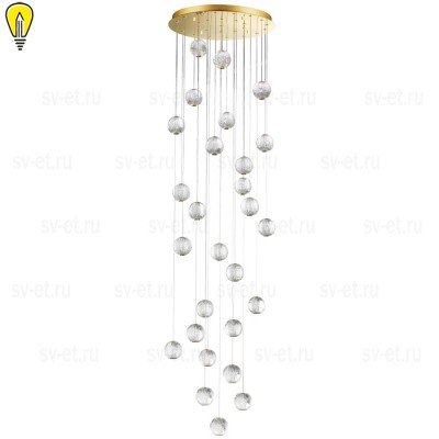 Подвесная светодиодная люстра Odeon Light Crystal 5008/120L