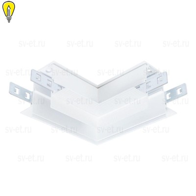 Коннектор L-образный для встраиваемого магнитного шинопровода Arte Lamp Linea-Accessories A487733
