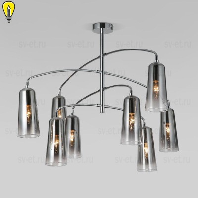 Подвесная люстра Eurosvet Omber 70137/8 хром