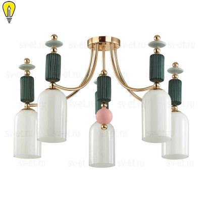 Потолочная люстра Odeon Light Classic Candy 4861/5C