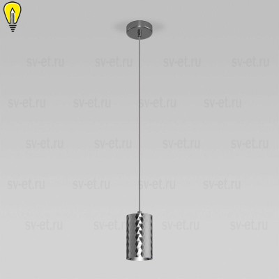 Подвесной светодиодный светильник Eurosvet Bonaldo 50247/1 Led хром