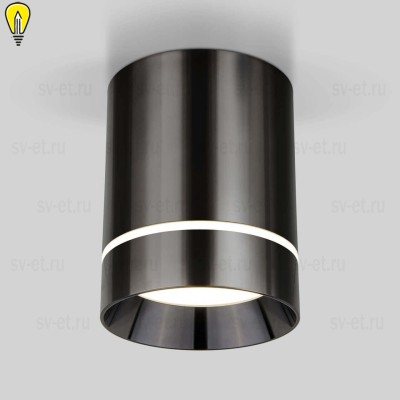 Потолочный светодиодный светильник Elektrostandard Topper DLR021 черный жемчуг a053054