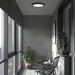 Потолочный светодиодный светильник Loft IT Extraslim 10227/24 Black