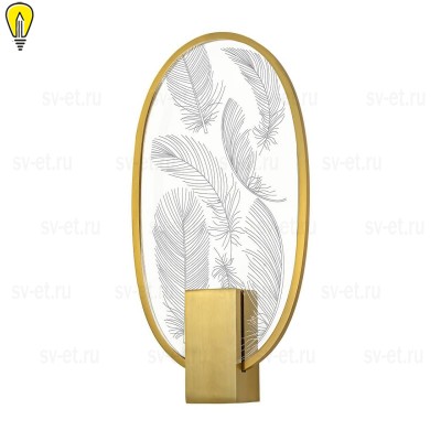 Настенный светодиодный светильник Odeon Light Exclusive L-Vision Piuma 6664/15WL