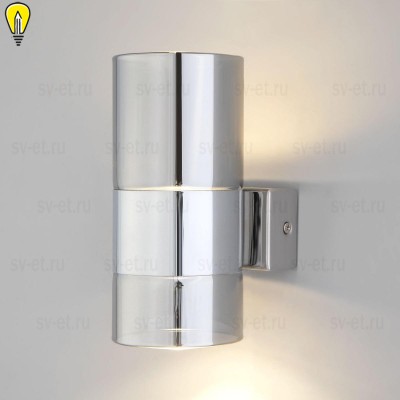 Настенный светодиодный светильник Eurosvet Watford 40021/1 LED хром/дымчатый