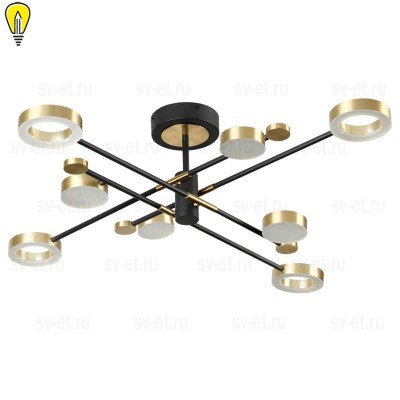 Потолочная светодиодная люстра Odeon Light Midcent Denzel 4321/63CL