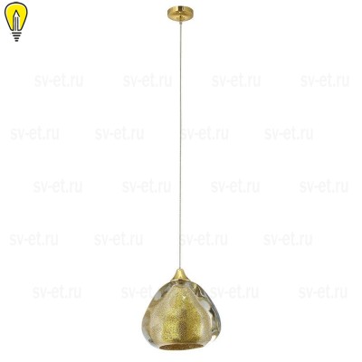 Подвесной светодиодный светильник Crystal Lux Verano SP1 Gold