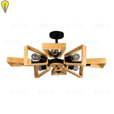 Потолочная люстра Eurosvet Klark 70056/8 черный