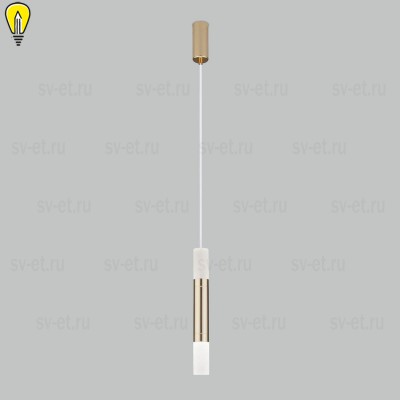 Подвесной светодиодный светильник Eurosvet Axel 50210/1 LED золото