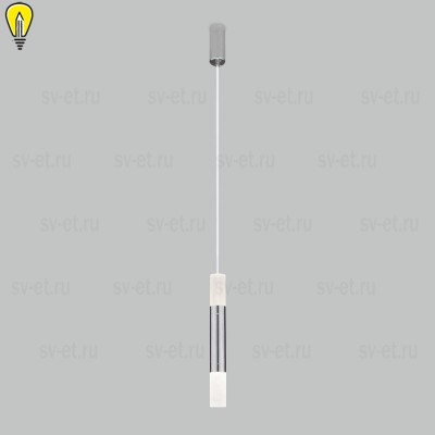 Подвесной светодиодный светильник Eurosvet Axel 50210/1 LED хром