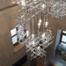 Инсталляция дизайнерская световая на тросах Geometry