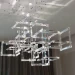 Инсталляция дизайнерская световая на тросах Geometry