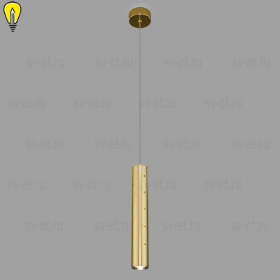 Подвесной светодиодный светильник Elektrostandard Bong 50214/1 Led золото a055667