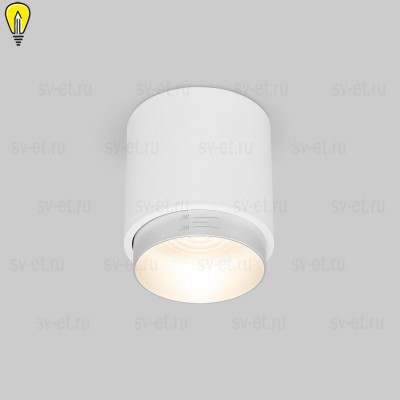 Накладной светодиодный светильник Elektrostandard Cors 25032/LED белый/серебро a062387