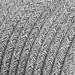 Провод круглый текстильный для люстры 2х0,5 цвет серый (бухта) 100 метров