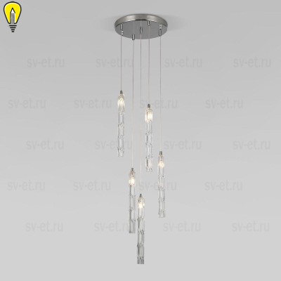Подвесная люстра Eurosvet Lynn 50381/5 хром