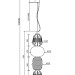 Подвесной светильник Maytoni MOD267PL-L32CH3K