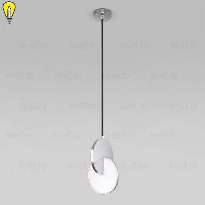 Подвесной светодиодный светильник Eurosvet Lang 50225/1 Led хром