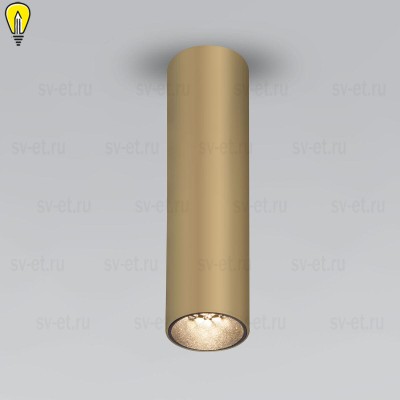 Накладной светодиодный светильник Elektrostandard Pika 25031/LED золото a061536