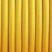 Провод круглый текстильный для люстры 2х0,5 цвет желтый (бухта) 100 метров