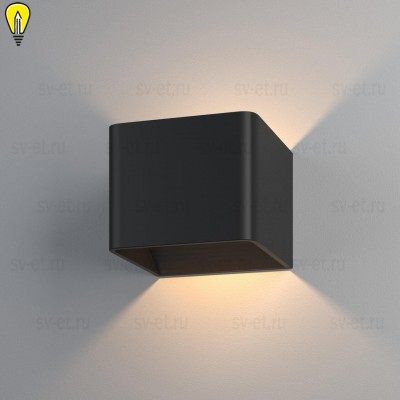 Настенный светодиодный светильник Elektrostandard Corudo Led черный MRL Led 1060 4690389168062